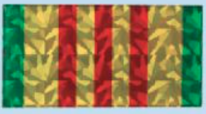 45 Vietnam Veteran AE-13 Campaign Ribbon Reflective Decal