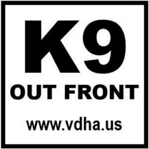 49 K9 Out Front Decal