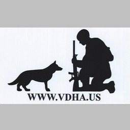 46 Kneeling GI & Dog Silhouette Decal